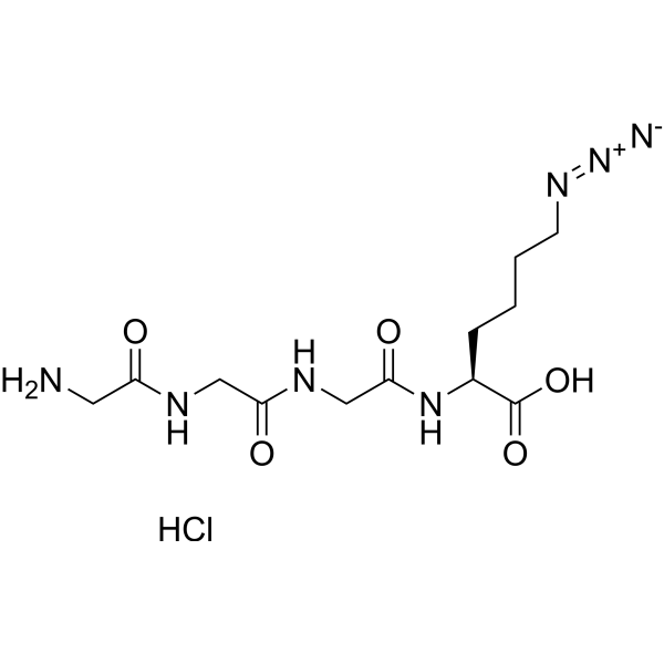 H-(Gly)3-Lys(N3)-OH hydrochloride 2737202-70-7